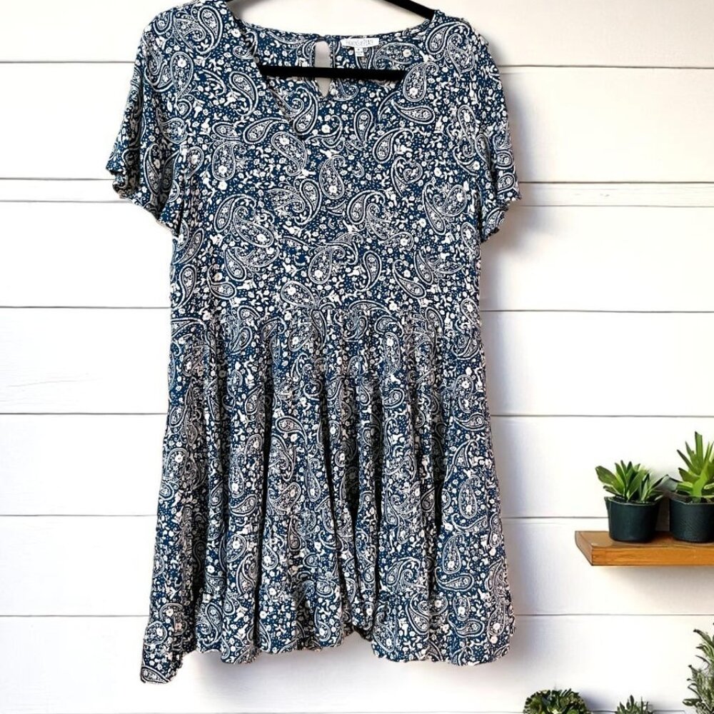BOHO Tunic Top Dress Patrons of Peace WORN ONCE Made in India Sz M